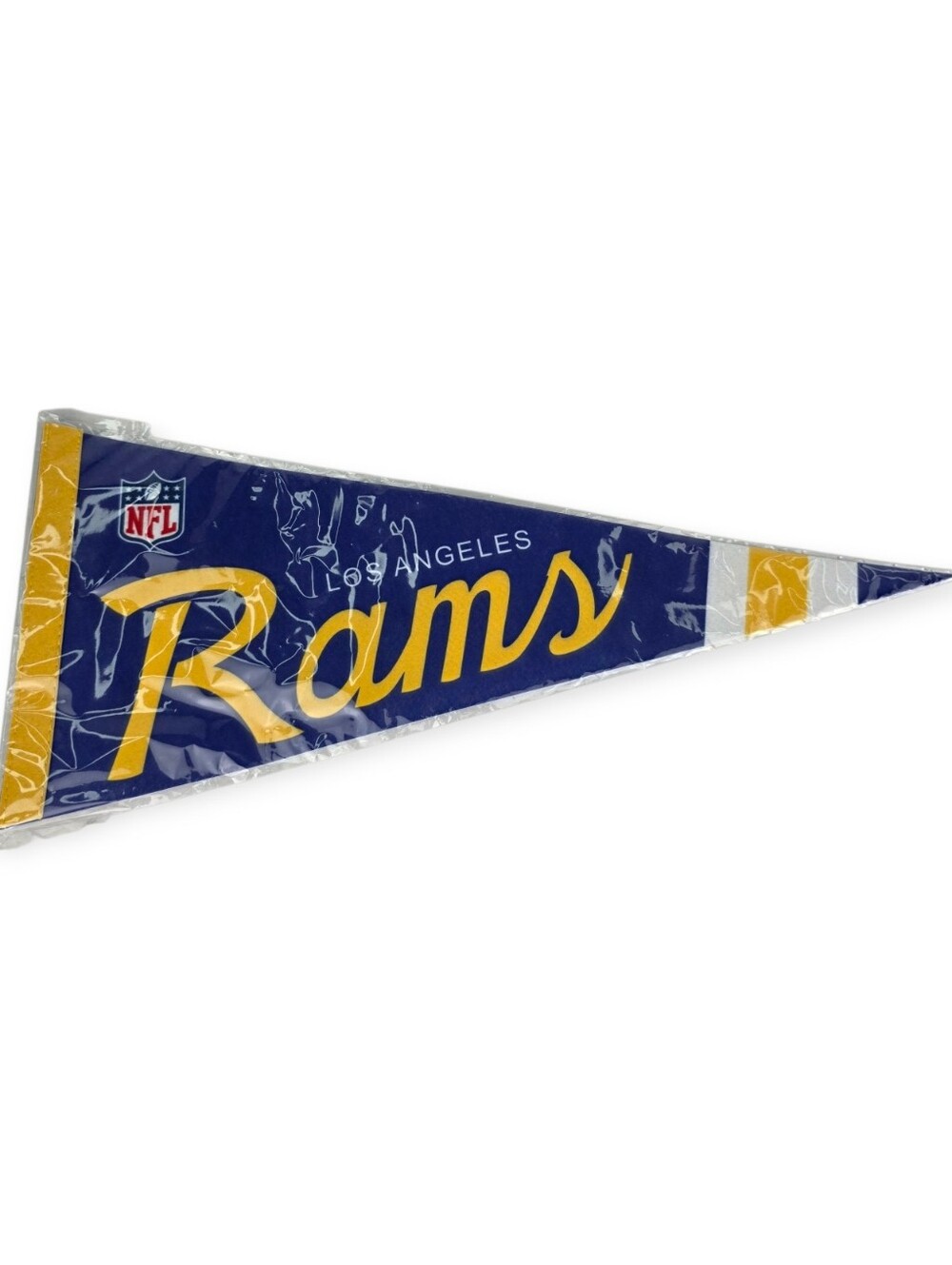 2 NFL Los Angeles Rams Navy Blue and Gold Pennants- 2 Pennants
